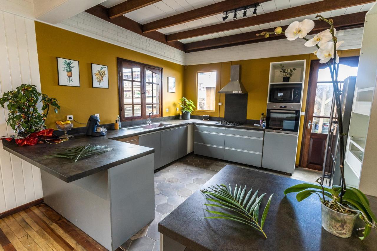 Magnifique Villa Creole Villa Ti Bout Bois Avec Cheminee Au Tevelave Les Avirons Екстер'єр фото