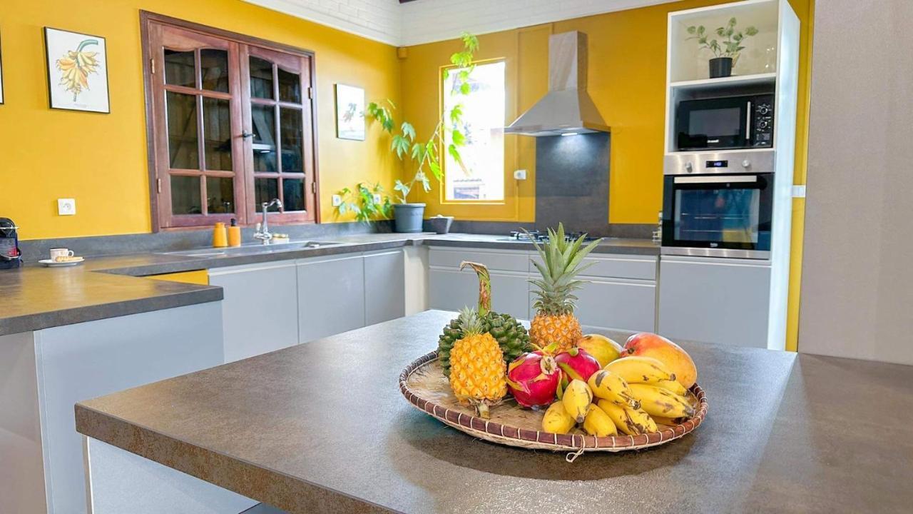 Magnifique Villa Creole Villa Ti Bout Bois Avec Cheminee Au Tevelave Les Avirons Екстер'єр фото